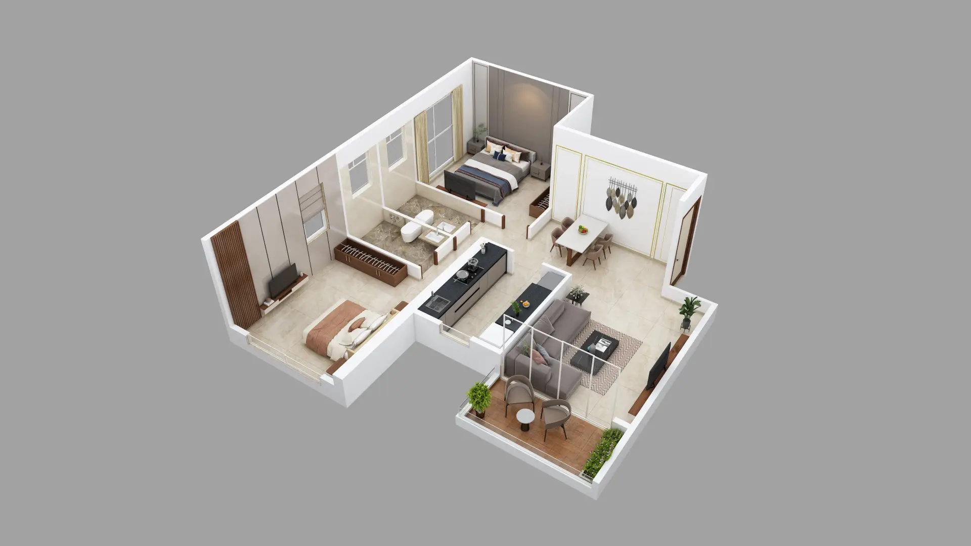 Flat Isometric 3